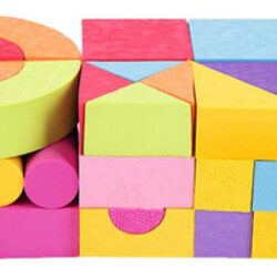 De Construção De Espuma E Segura De 50 Peças Para