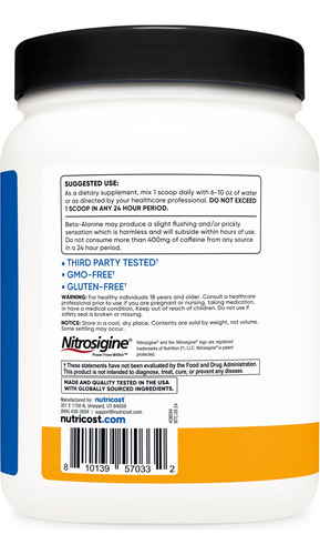 Suplemento Pré-treino Nutricost Pre-workout Complex 200mg - Imagem 5