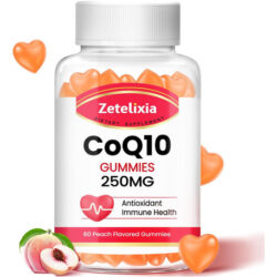 Zetelixia Coq10 Gummies, 5x Melhor Absorção Coenzima Q10 Par