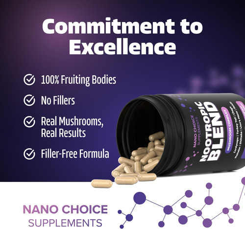 Mistura Nootrópica Nano Choice - Suplemento Complexo De Cogu - Imagem 6