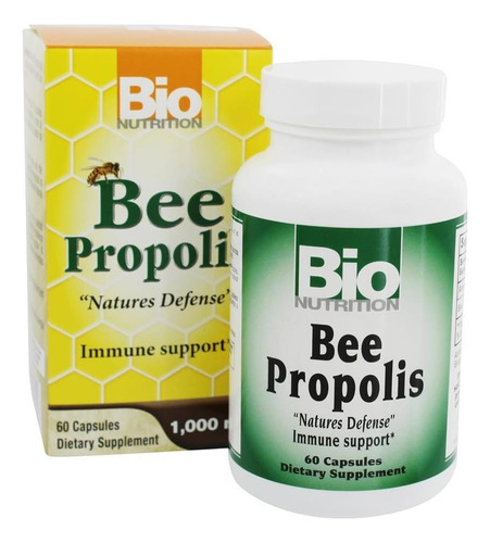 Própolis De Abelha Bio Nutrition, Cápsulas De Suplemento De