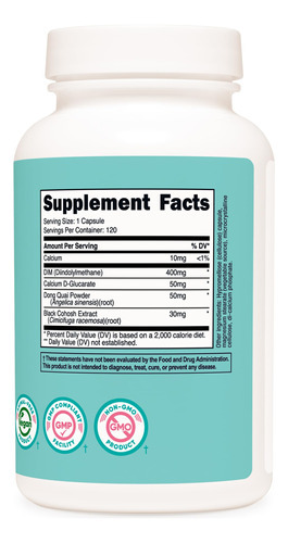 Suplemento Nutricost Diindolilmetano Dim 400 Mg 120 Cápsulas - Imagem 6