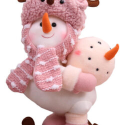 Boneco De Neve De Pelúcia De Natal Boneca De Jogando