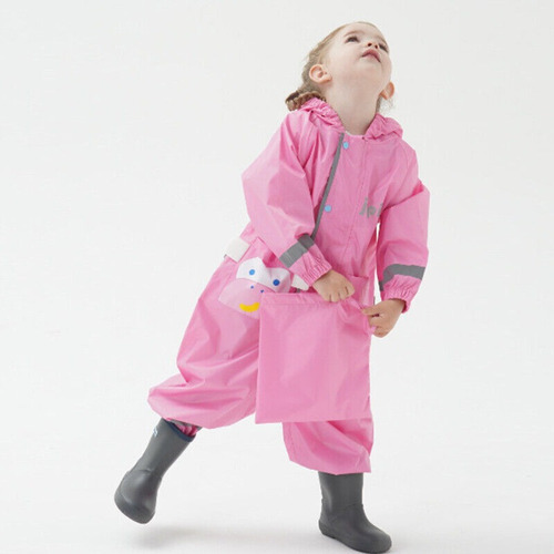 Capa De Chuva Infantil Capa Impermeável Poncho Fato De Chuva - Imagem 32