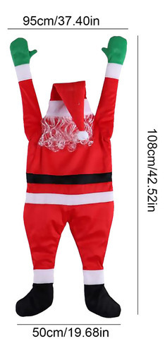 R Adequado Para Decoração De Papai Noel Em Portas E Janelas - Imagem 2