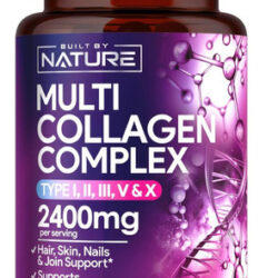 Construído Pela Nature Collagen Pills - Peptídeos De Colágen