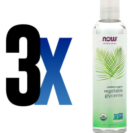 Glicerina Vegetal Orgânica Now Foods 237 Ml Importado 3un - Imagem 2