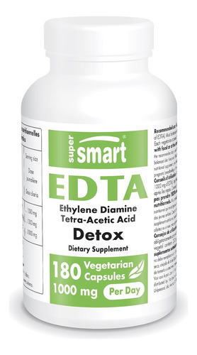 Supersmart - Edta 1000 Mg Por Dia - Poderoso Antioxidante |