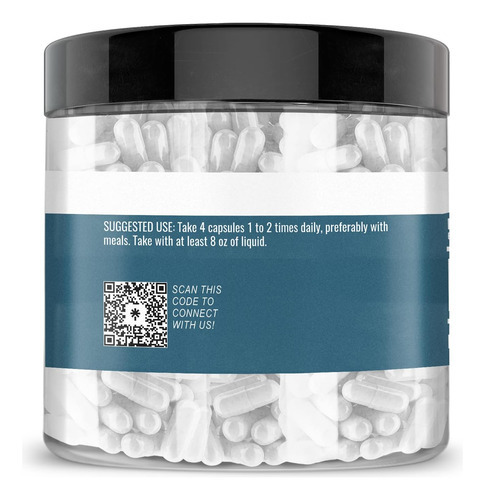 Earthborn Elements L-leucina 200 Cápsulas, Pura E Não Diluíd - Imagem 2