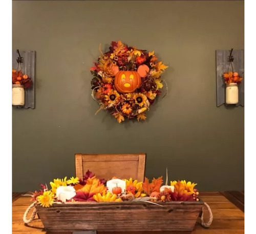 Nuevo Decoração De Guirlanda De Abóbora De Outono Halloween - Imagem 5