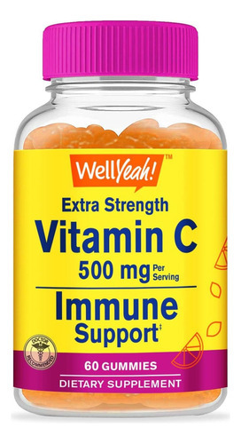Gomas De Vitamina C Wellyeah 500 Mg | Sabores De Origem Natu
