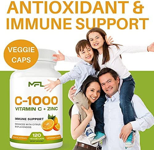 Mfl Vitamina C + Zinco | C-1000 | Vitamina C 1000 Mg | Cinco - Imagem 3