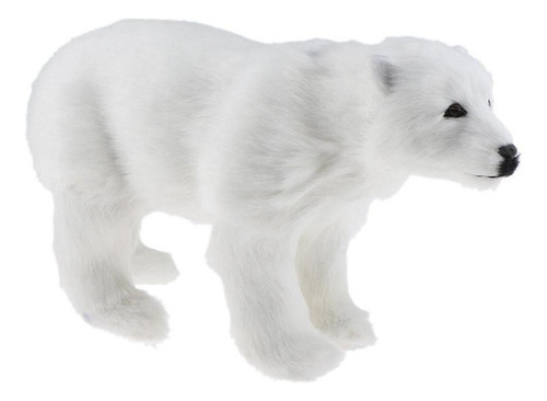 I Taxidermia De Urso Polar 31x18cm - Imagem 6