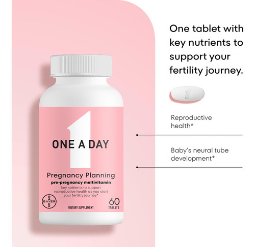 One A Day Planeamento Da Gravidez Multivitamínico Pré-nat... - Imagem 7