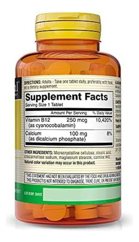 Mason Vitamins Mason Vitamina B Mcg Comprimidos - Imagem 2