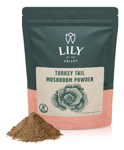 Lírio Do Vale Pó De Cogumelo De Cauda De Peru - Extrato De C