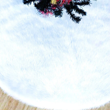 Saia Árvore Natal Frisado Floco Neve 120cm Branco Decoração — foto 14 Saia Árvore Natal Frisado Floco Neve 120cm Branco Decoração — foto 14