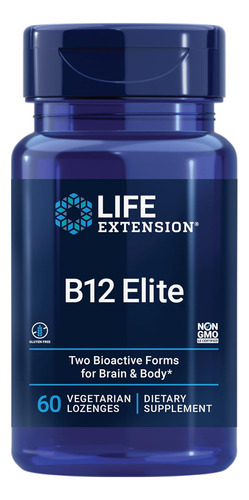 Vitamina B-12 Marca Life Extension, 1000 Mcg, 60 Pastilhas