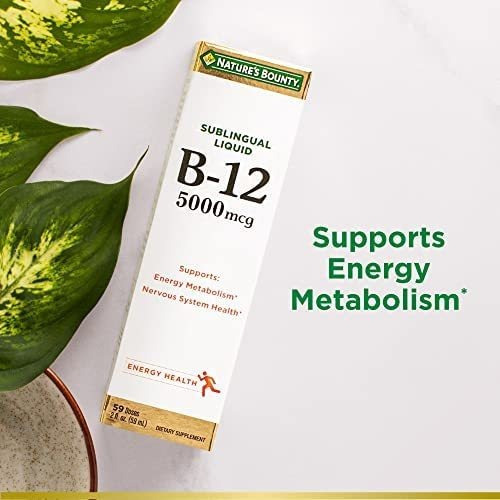Vitamina B-12 Marca Natures Bounty, 5000 Mcg, 50 Ml - Imagem 4