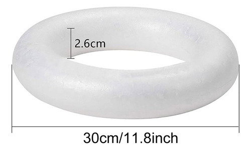 Anéis Redondos Para Guirlanda De Espuma, Círculos De 300mm - Imagem 2