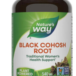 Natures Way Black Cohosh Root, Suporte Tradicional Para A Sa
