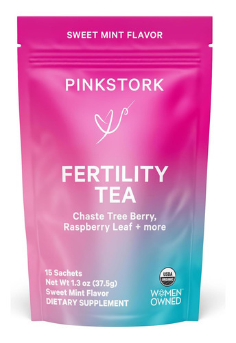 Chá De Fertilidade Orgânica Pink Stork - Suporta Concepção P