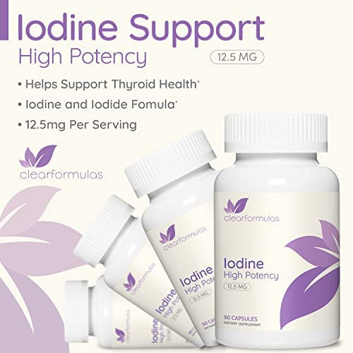 Clearformulas Iodo 12,5 Mg, Suplemento De Iodo E Iodeto De P - Imagem 5