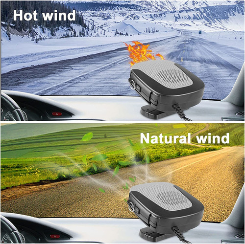 Aquecedor De Ar Para Carro Ventilador Portátil 12v Mini - Imagem 10