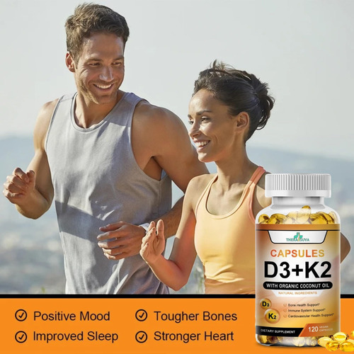 Vitamina Diu De Alta Potência Therasuva + K2 (mk 7) Óleo De - Imagem 3