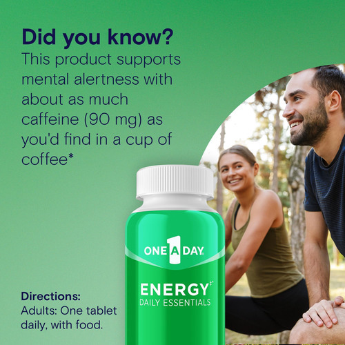 One A Day Energy Daily Essentials Multivitamínico, Suplement - Imagem 2