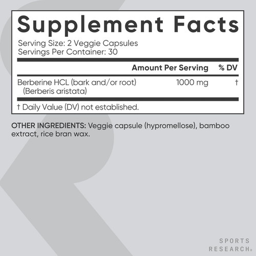 Sports Research Berberine - Herbal Ayurvedic Metabolic Healt - Imagem 6