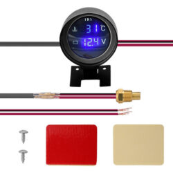 * Medidor De Temperatura Da Água Led Digital Dc 9v - 36v