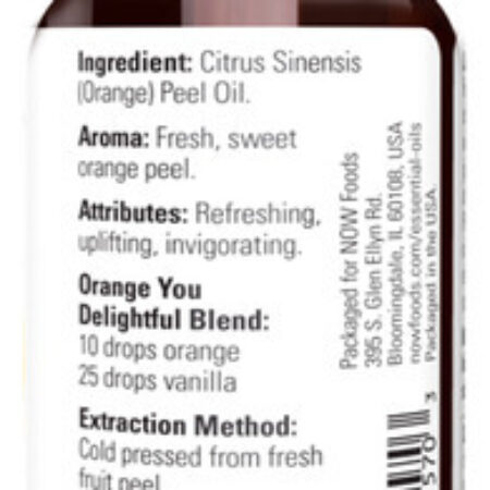 Óleo De Laranja Now Foods 118ml Puro Importado 4un - Imagem 4
