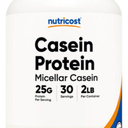 Proteína De Caseína Em Pó Nutricost Micellar 907g Sem Glúten