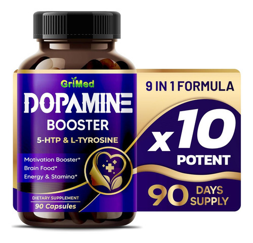 Grimed 5-htp L-tirosina Com Magnésio + L-teanina - 14.285 Mg