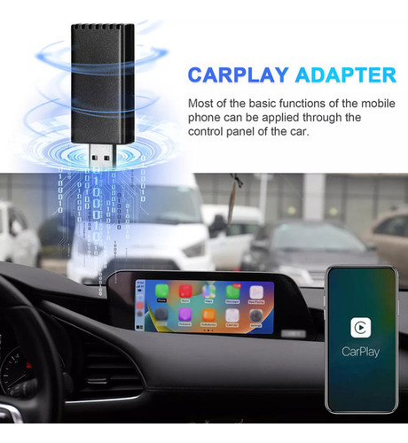 Para A-a Adaptador De Carro Sem Fio Car Play Dongle / - Imagem 4