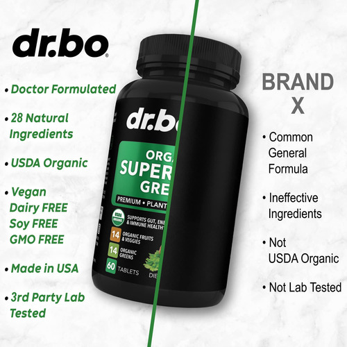 Suplemento Dr. Bo Organic Superfood Greens & Fruit - Imagem 7