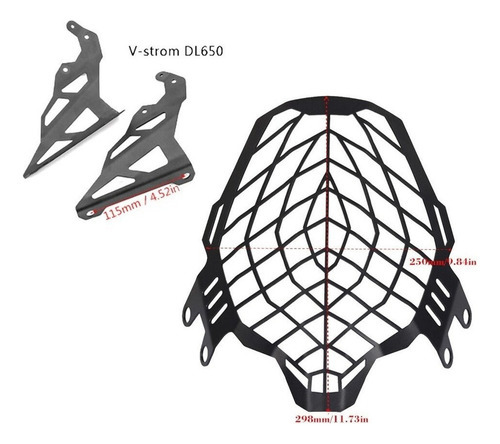 Protetor De Farol V Strom Para V-strom Suzuki 650 Dl650 - Imagem 5