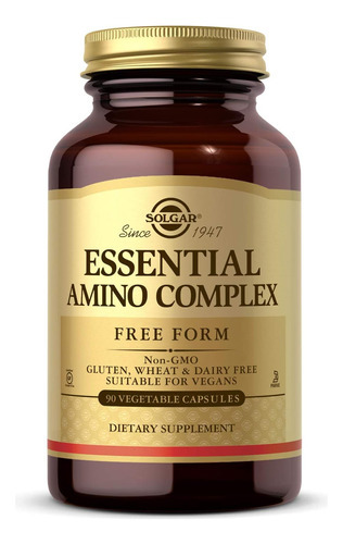 Complexo De Amino Essencial Para Solgar, 90 Cápsulas Vegetai