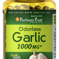 Puritans Pride Premium Alho Inodoro Fresco 10 Mg (equivalent