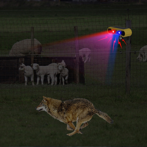 Alarmes Solares Infravermelhos Para Repelir Animais Selvagen - Imagem 3