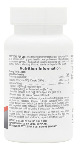 Naturesplus Beyond Coq10 50 Mg - 30 Cápsulas Gelatinosas - F
