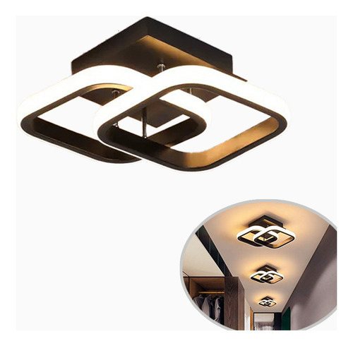Luminária Pendente Moderna, Quarto, Luz Led De 20 Cm