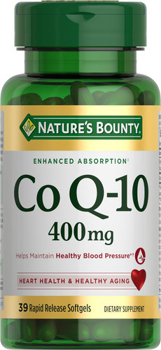 Coq10 Da Natures Bounty, Suplemento Dietético, Apoia A Saúd