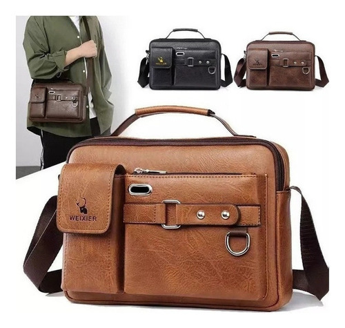 Bolsa Executiva Masculina Em Couro Pu 2023