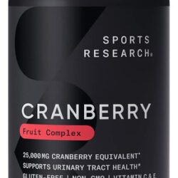 Suplemento Sports Research Cranberry Fruit Complex 90 Cápsul