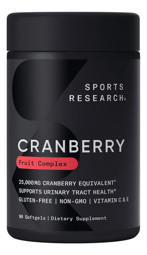 Suplemento Sports Research Cranberry Fruit Complex 90 Cápsul