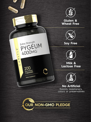 Extrato De Casca De Carlyle Pygeum Africanum 4000mg | 200 Cá - Imagem 4