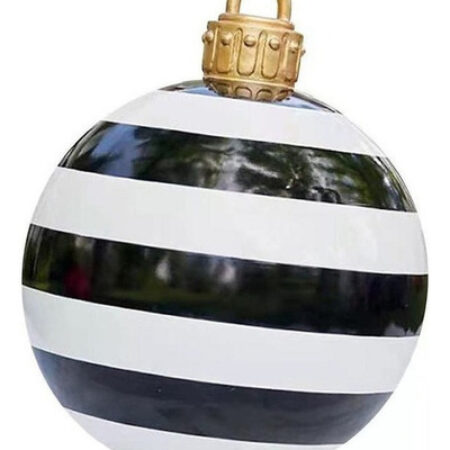 Bola Inflável Gigante Da Decoração Do Pvc Do Natal 60cm - Imagem 6