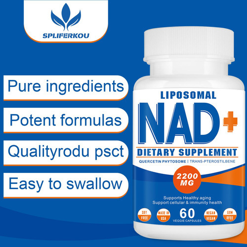Suplemento Spliferkou Lipossomal Nad+ 2200mg 60 Cápsulas - Imagem 7